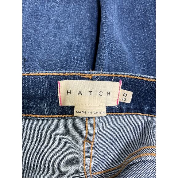 Hatch The Slim 'Maternity' Blue Cotton Jean Size 28 - Picture 4 of 5
